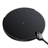 Incarcator Baseus Wireless (CCED000001), for Phone, Earbuds, Digital Display, 15W, Negru