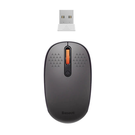 Tastatura/Mouse Baseus Wireless Mouse Tri-Mode F01B (B01055503833-00), Bluetooth 5.0, 2.4G, 1600 DPI, Frosted Grey
