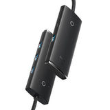 Hub Baseus Lite Series (WKQX030101), USB 3.0, Type-C, Negru