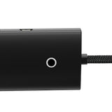 Hub Baseus Lite Series (WKQX030101), USB 3.0, Type-C, Negru