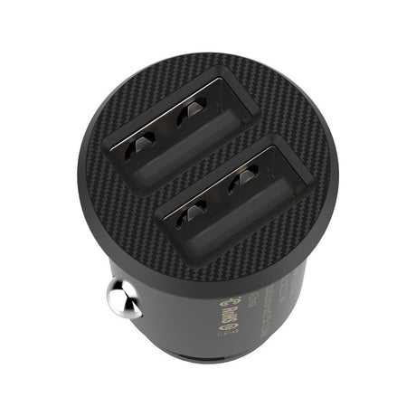Incarcator Baseus Car Grain (CCALL-ML01), Dual USB, LED Backlight, 5V, 3.1A, Negru