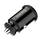 Incarcator Baseus Car Grain (CCALL-ML01), Dual USB, LED Backlight, 5V, 3.1A, Negru