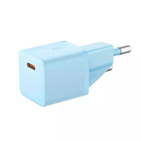 Incarcator Baseus (CCGN050103), GaN, Type-C, Fast Charging, 20W, Albastru