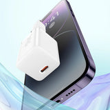 Incarcator Baseus (CCGN070401), GaN, Type-C, Fast Charging, 30W, Negru