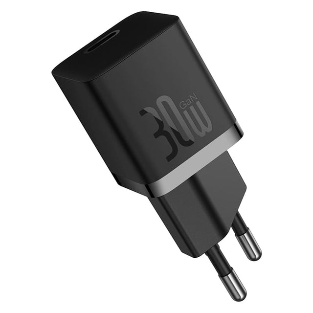 Incarcator Baseus (CCGN070401), GaN, Type-C, Fast Charging, 30W, Negru