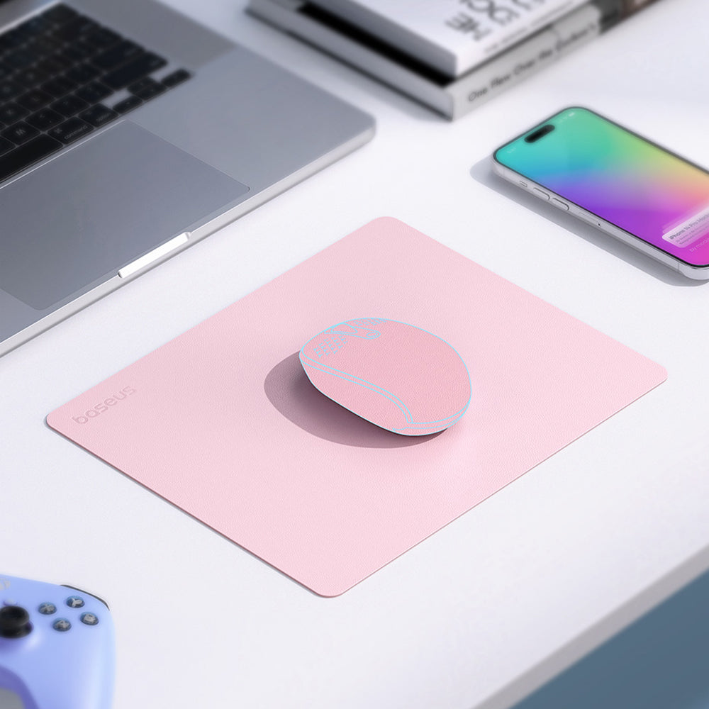 Tastatura/Mouse Baseus Mouse Pad (B01055504831-00), for Office, Gaming, Home, from PU Leather, Frosted Gray