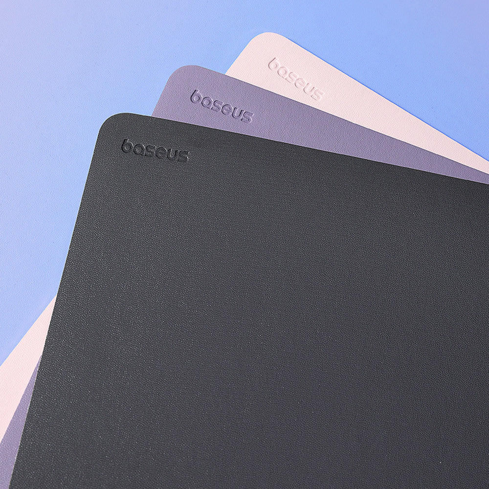 Tastatura/Mouse Baseus Mouse Pad (B01055504831-00), for Office, Gaming, Home, from PU Leather, Frosted Gray