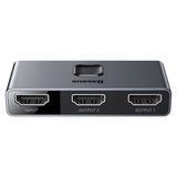 Adaptor Baseus Matrix HDMI Switcher (CAHUB-BC0G), 3x HDMI, 4K@30Hz, Gri