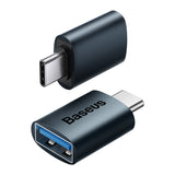 Adaptor Baseus OTG Type-C to USB 3.2 (ZJJQ000003), 10 Gbps, Albastru