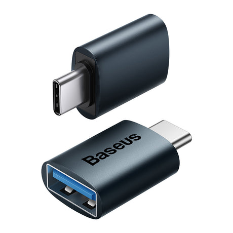 Adaptor Baseus OTG Type-C to USB 3.2 (ZJJQ000003), 10 Gbps, Albastru