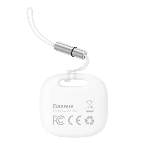 Gadget Baseus Smart Device Tracker T2 Pro (FMTP000002), Bluetooth V5.0, 80-100dB, Anti-Loss Device, Android/iOS, Alb