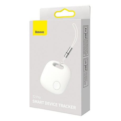 Gadget Baseus Smart Device Tracker T2 Pro (FMTP000002), Bluetooth V5.0, 80-100dB, Anti-Loss Device, Android/iOS, Alb