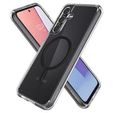Husa de protectie Spigen Ultra Hybrid MagSafe OneTap Ring (ACS06374) compatibil cu Samsung Galaxy S23 FE, Transparent