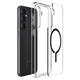Husa de protectie Spigen Ultra Hybrid MagSafe OneTap Ring (ACS06374) compatibil cu Samsung Galaxy S23 FE, Transparent