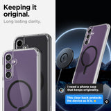 Husa de protectie Spigen Ultra Hybrid MagSafe OneTap Ring (ACS06374) compatibil cu Samsung Galaxy S23 FE, Transparent