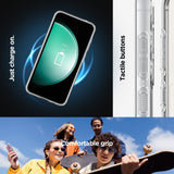 Husa de protectie Spigen Ultra Hybrid MagSafe OneTap Ring (ACS06374) compatibil cu Samsung Galaxy S23 FE, Transparent
