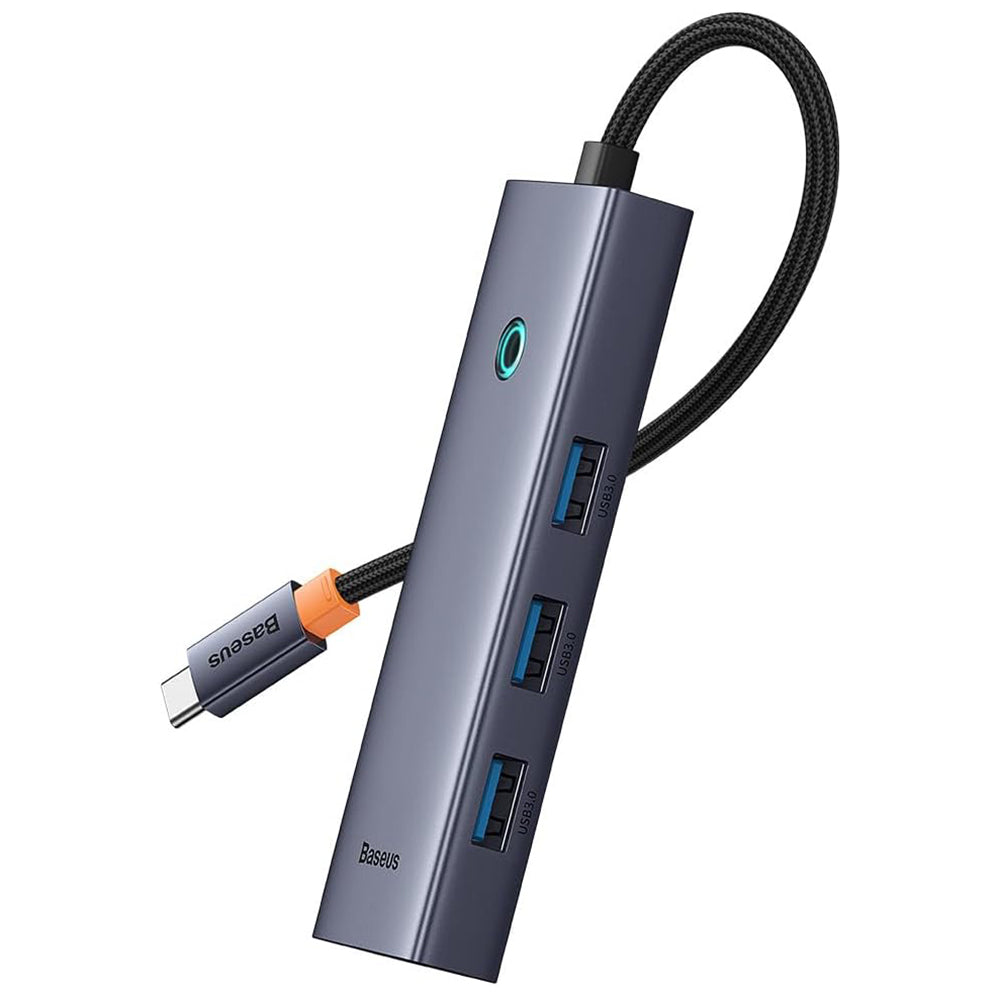 Hub/Dock Baseus Docking Station UltraJoy (B00052809813-00), Type-C to HDMI, 4 x USB, 4K@30Hz, Gri Spatial
