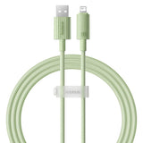 Cablu Baseus Habitat Series (P10360200631-01), USB to Lightning, 480Mbps, 2.4A, 2m, Natural Green