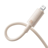Cablu Baseus Habitat Series (P10360200631-01), USB to Lightning, 480Mbps, 2.4A, 2m, Natural Green
