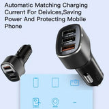 Incarcator Yesido Car (Y46), 3x USB, 2.4A, Q.C3.0, Fast Charging, 42W, Negru