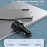 Incarcator Yesido Car (Y46), 3x USB, 2.4A, Q.C3.0, Fast Charging, 42W, Negru