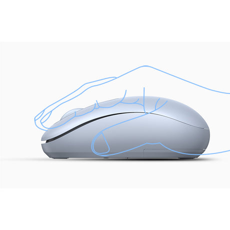 Tastatura/Mouse Ugreen Wireless Mouse MU105 (90671), 800/1200/1600/2400 DPI, Dusty Blue