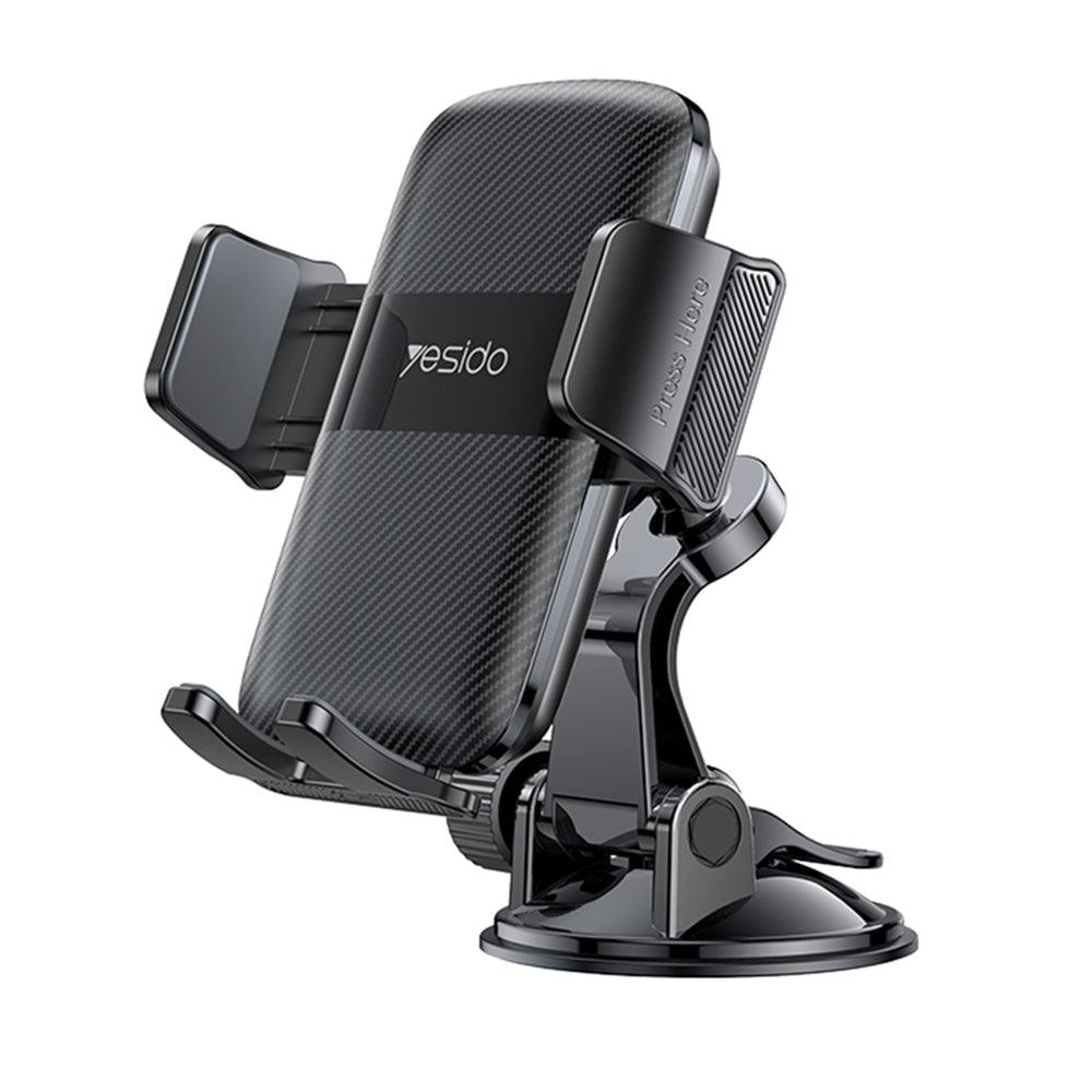 Suport Yesido (C175), Gravity Grip for Dashboard and Windshield, Negru