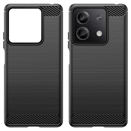 Husa de protectie Techsuit Carbon Silicone compatibil cu Xiaomi Redmi Note 13 5G, Negru