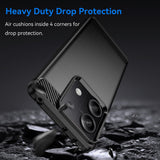 Husa de protectie Techsuit Carbon Silicone compatibil cu Xiaomi Redmi Note 13 5G, Negru