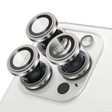 Folie de protectie Lito S+ Camera Glass compatibil cu iPhone 15 Pro / iPhone 15 Pro Max, Alb Titanium