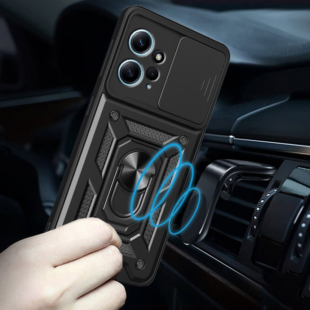Husa de protectie Techsuit CamShield Series compatibil cu Xiaomi Redmi Note 12 4G, Negru