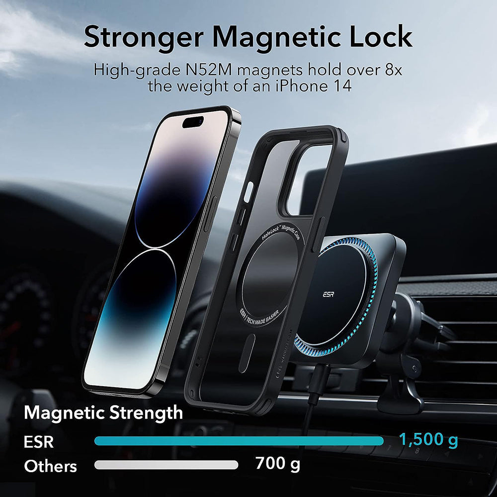 Husa de protectie ESR Classic Hybrid compatibil cu iPhone 14 Pro Max, Negru