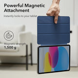 Husa de protectie tableta ESR Rebound Magnetic compatibil cu iPad 10 (2022) 10.9 / iPad 11 (2025) / iPad 12 (2026), Bleumarin