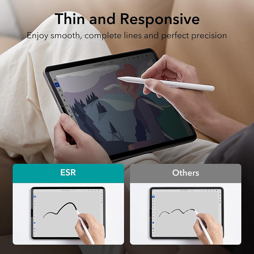 Husa de protectie tableta ESR Magnetic Privacy Screen Protector compatibil cu iPad Air 11 (2024) / Air 11 (2025) / Air 11 (2026), Negru