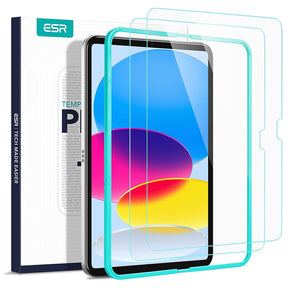 Husa de protectie tableta ESR Tempered Glass 9H (set de 2) compatibil cu iPad 10 (2022) 10.9 / 11 (2025), Transparent