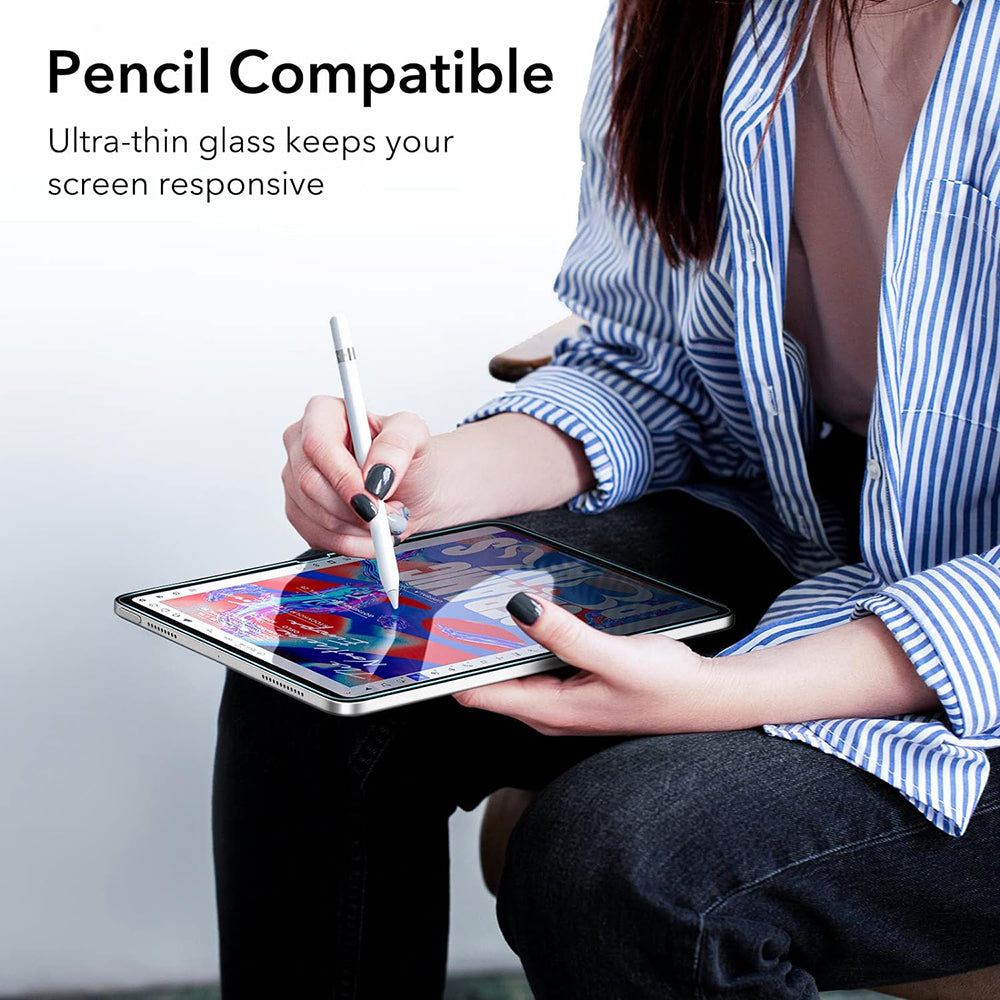 Husa de protectie tableta ESR Tempered Glass 9H (set de 2) compatibil cu iPad 10 (2022) 10.9 / 11 (2025), Transparent