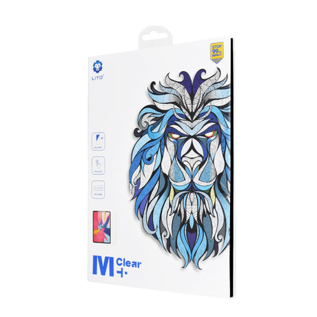 Husa de protectie tableta Lito 2.5D Classic Glass compatibil cu Apple iPad 10.2 (2021 / 2020 / 2019), Transparent