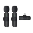 Casti Techsuit (set de 2) Lavalier Wireless XtreamMic (LW1), with Receiver, Lightning Connector, for iPhone Plug & Play, Collar Clip, Negru