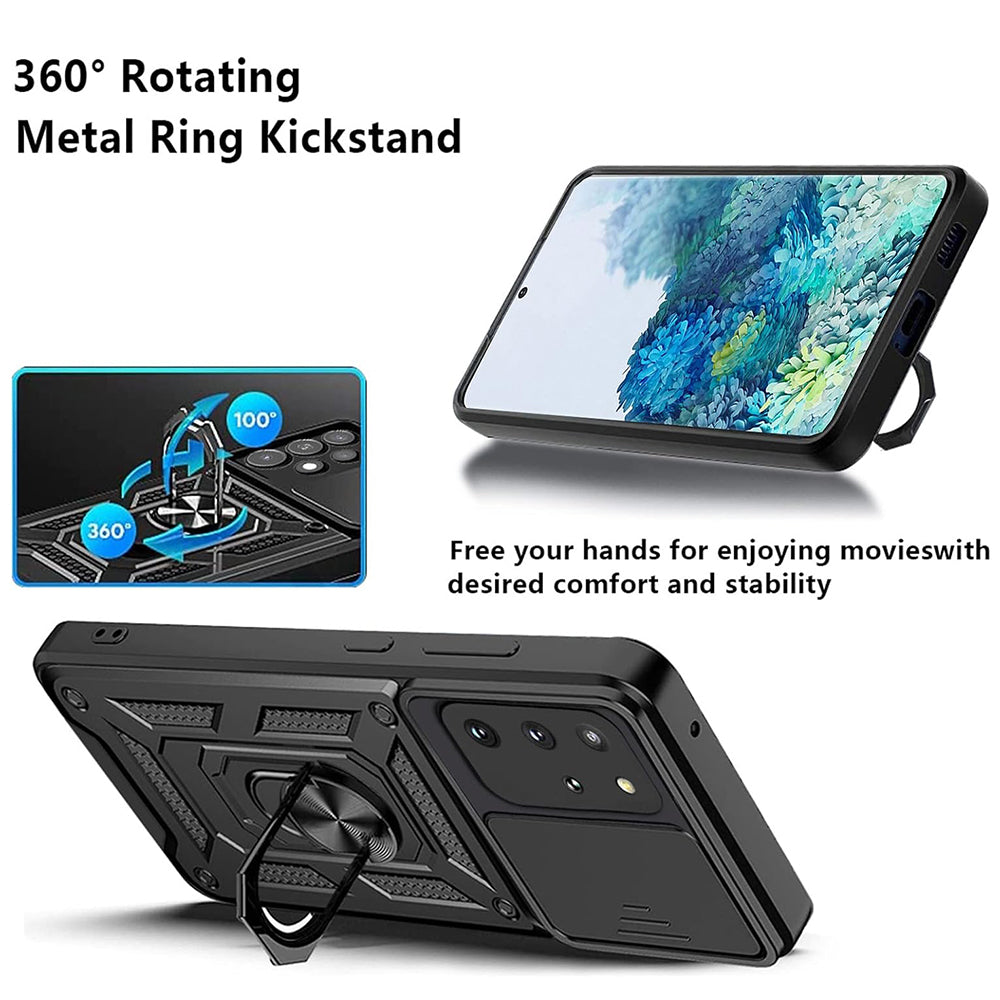Husa de protectie Techsuit CamShield Series compatibil cu Samsung Galaxy S20 Plus 4G / S20 Plus 5G, Negru