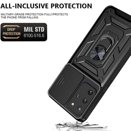 Husa de protectie Techsuit CamShield Series compatibil cu Samsung Galaxy S20 Plus 4G / S20 Plus 5G, Negru