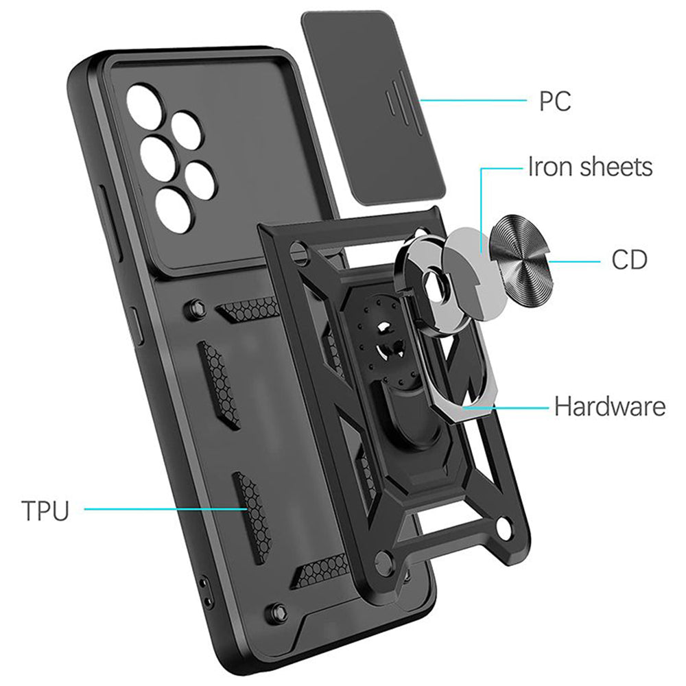 Husa de protectie Techsuit CamShield Series compatibil cu Samsung Galaxy A13 4G, Negru