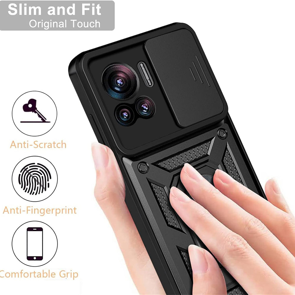 Husa de protectie Techsuit CamShield Series compatibil cu Motorola Edge 30 Ultra, Negru