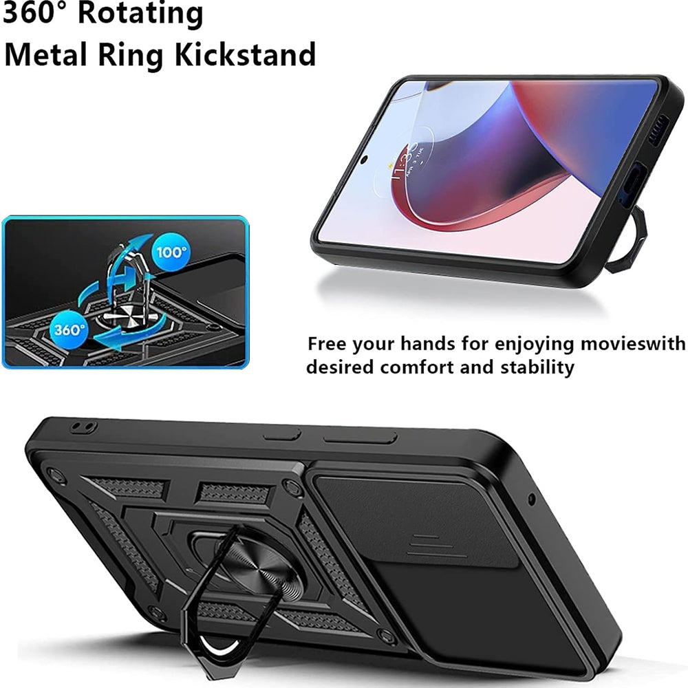 Husa de protectie Techsuit CamShield Series compatibil cu Motorola Edge 30 Ultra, Negru