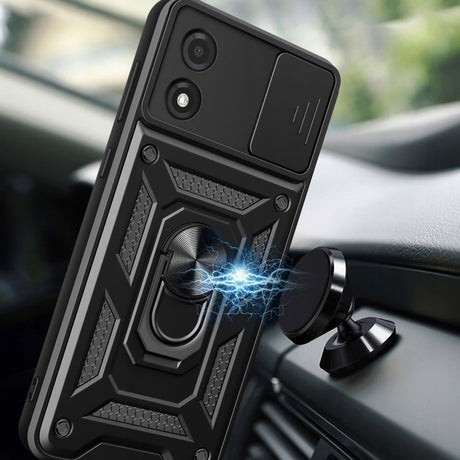 Husa de protectie Techsuit CamShield Series compatibil cu Motorola Moto E13, Negru