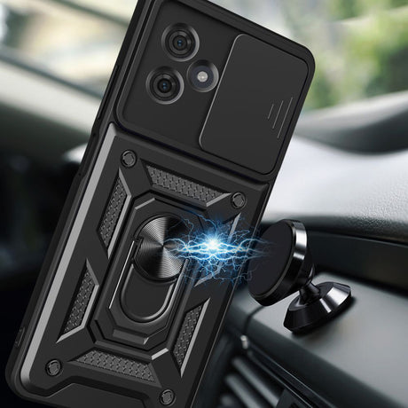 Husa de protectie Techsuit CamShield Series compatibil cu Motorola Moto G54, Negru