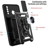 Husa de protectie Techsuit CamShield Series compatibil cu Huawei P30 Lite / P30 Lite New Edition, Negru