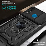 Husa de protectie Techsuit CamShield Series compatibil cu Huawei P30 Lite / P30 Lite New Edition, Negru