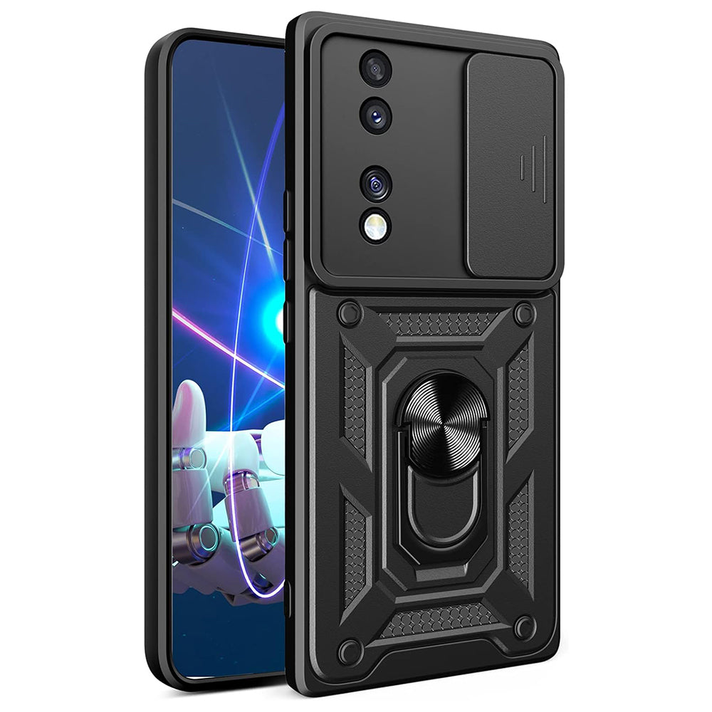 Husa de protectie Techsuit CamShield Series compatibil cu Honor 70, Negru