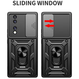 Husa de protectie Techsuit CamShield Series compatibil cu Honor 70, Negru