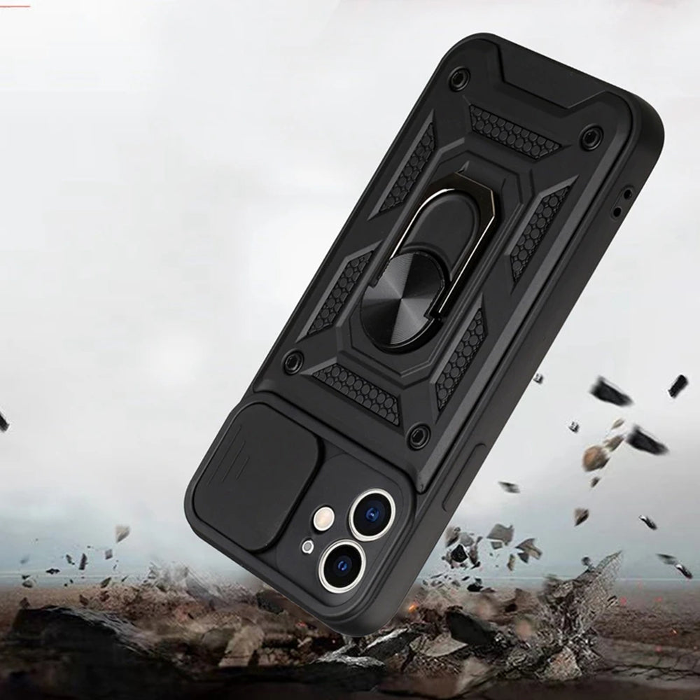 Husa de protectie Techsuit CamShield Series compatibil cu iPhone 11, Negru